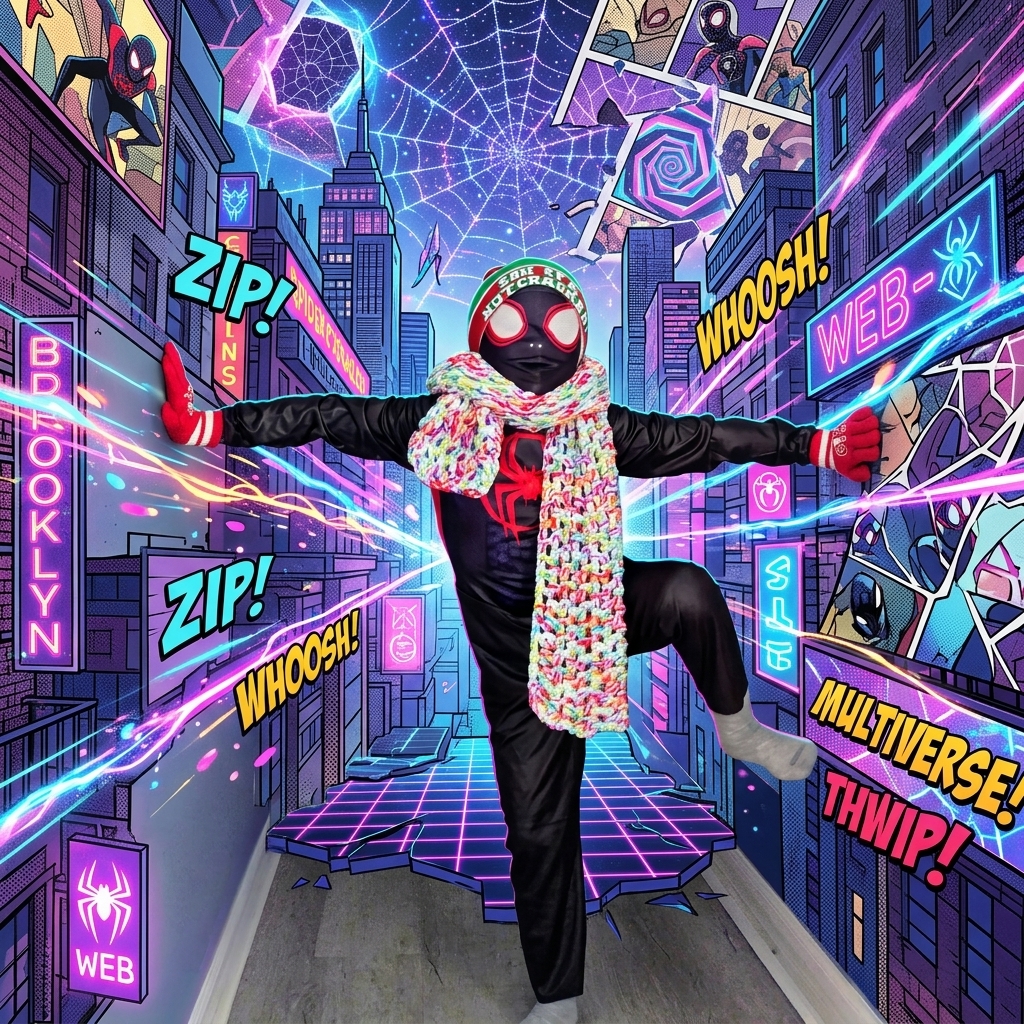 Son as Miles Morales